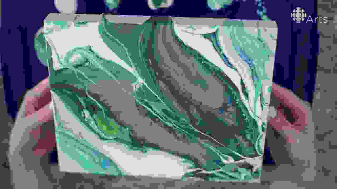 Marble paintings